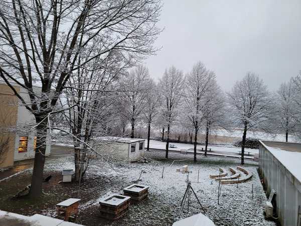 Winterbild Schule